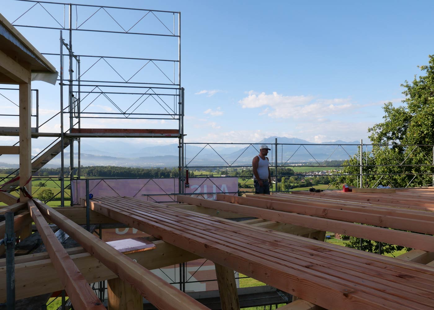 Die Entstehung des Turmes