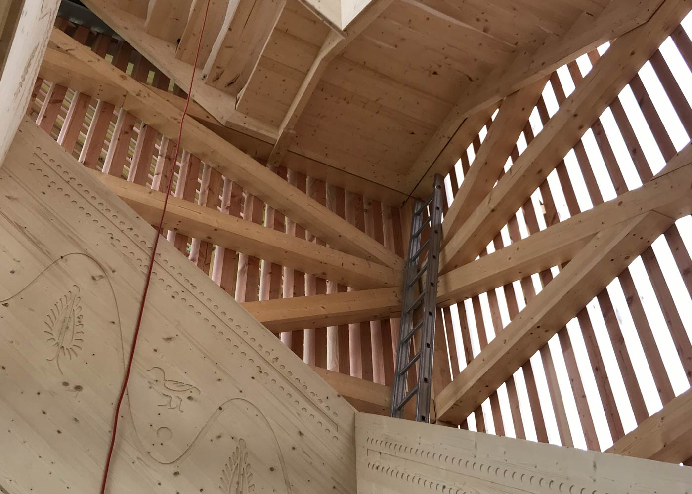 Die Entstehung des Turmes