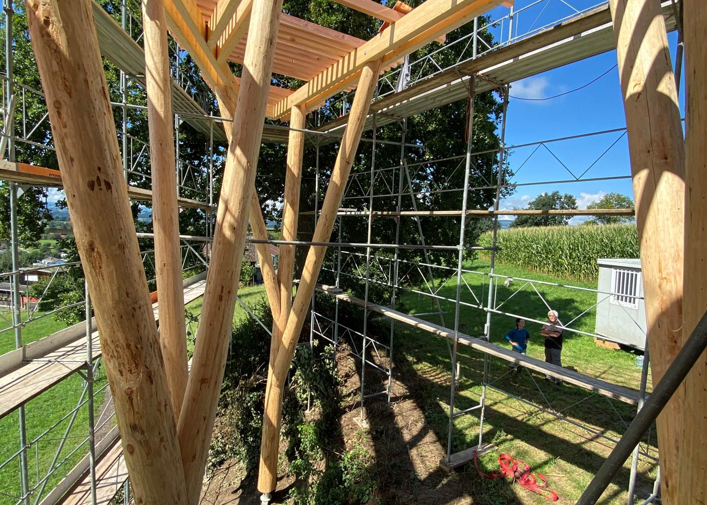 Die Entstehung des Turmes